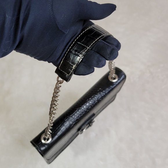 LIZ CLAIBORNE Faux Crocodile Shoulder/Handbag - Picture 5 of 15